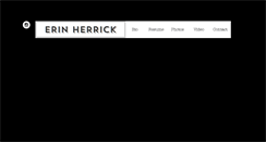 Desktop Screenshot of erinherrick.com